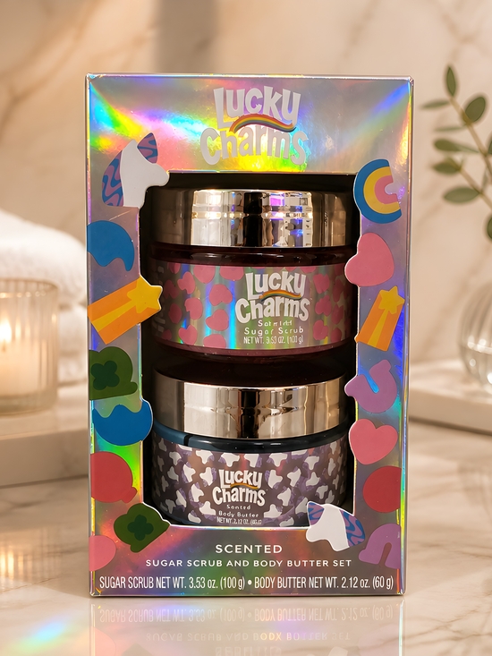 Lucky Charms Other - Lucky Charms Scented Sugar Scrub + Body Butter Set